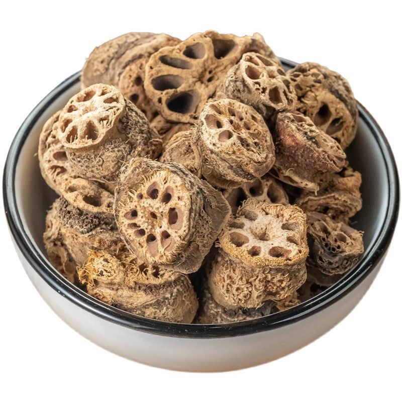 Dried Lotus Node Slices Ou Jie 500g Nelumbo nucifera Rhizome Nodes Traditional Herbal Decoction Pieces specifications