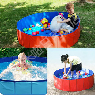 Pet Bath Tub Outdoor Mobile Swimming Pool Dog Foldable Portable Golden Retriever Cat Bath Bath Large Dog