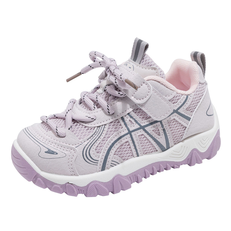Zapatos casuales transpirables de malla para niñas 2026 verano nuevos zapatos de skate de moda para niños zapatos deportivos para correr