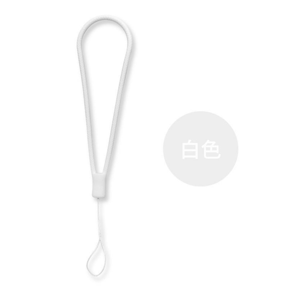 Nuevo cordón de silicona cordón de mano líquido cordón de muñeca cordón de teléfono móvil trenzado cordón de silicona corto portátil