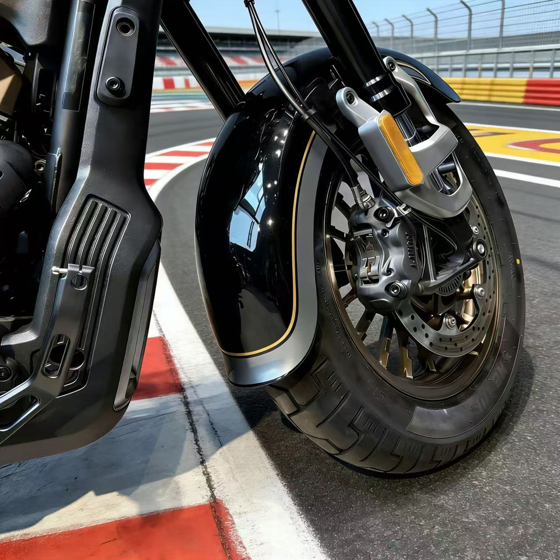 Suitable for Wuji Cu625 Front Fender Modification, Retro Front Mudguard Extension, Sand and Water Protection Board Extension Accessories