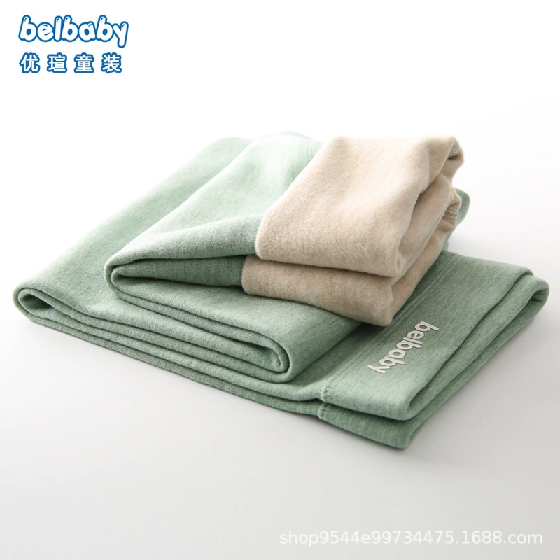 belbaby осенняя бархатная детская лодыжка, термобельё, брюки, детская одежда, увеличенная толщина, для подростков