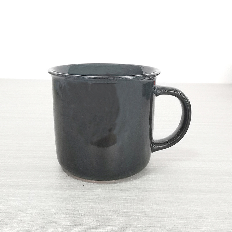 Taza de agua de procesamiento de lotes pequeños tazas de cerámica LOGO taza de agua taza de marca blanca taza de cerámica taza de café