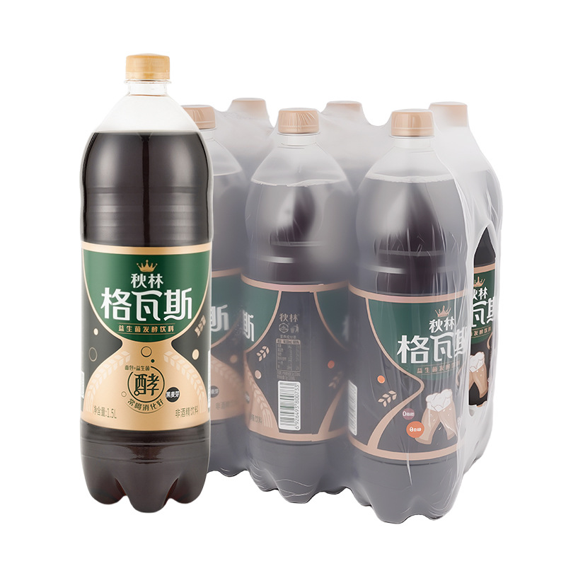 廠家批發代發 秋林格瓦斯飲料黑麥1.5l*6瓶/箱哈爾濱特産