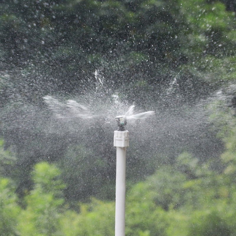 rociador pequeño rociador rotatorio automático de riego por pulverización circular para jardín de té de frutas campo de ahorro de agua rociador de riego sin impuestos