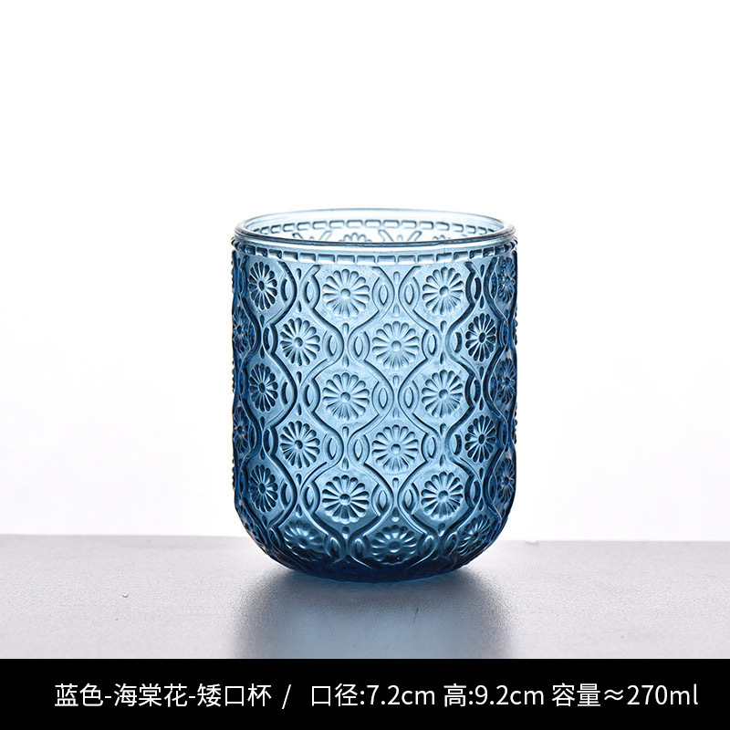 Nuevo retrógrado tallado alto taza de agua taza de vino taza de bebida creativa elegante casa hotel café utensilios de vino