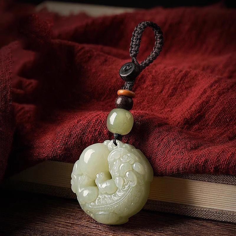 Pi Xiu Ball Keychain Pendant Car Key Pendant Jade Pendant Pendant Creative Business Gift Safe Buckle Pi Xiu Ball Keychain Pendant Car Key Pendant Jade Pendant Pendant Creative Business Gift Safe Buckle