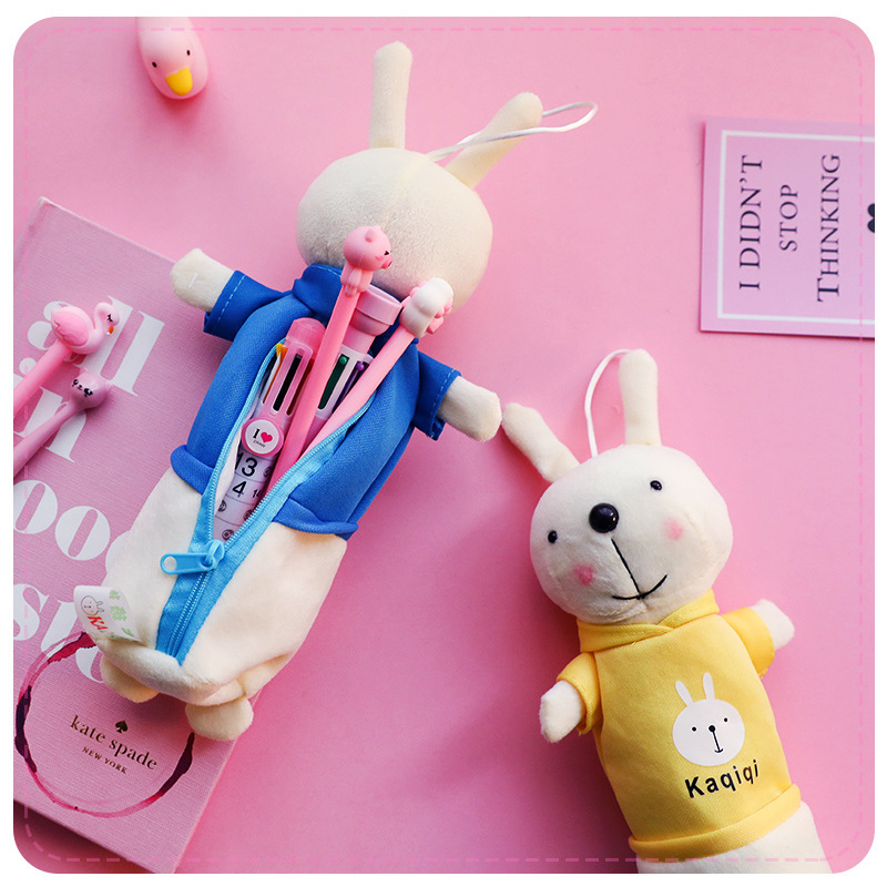 子供の日のギフトかわいい漫画ウサギの鉛筆バッグ学生賞品クリエイティブ文具幼稚園ギフト卸売|undefined