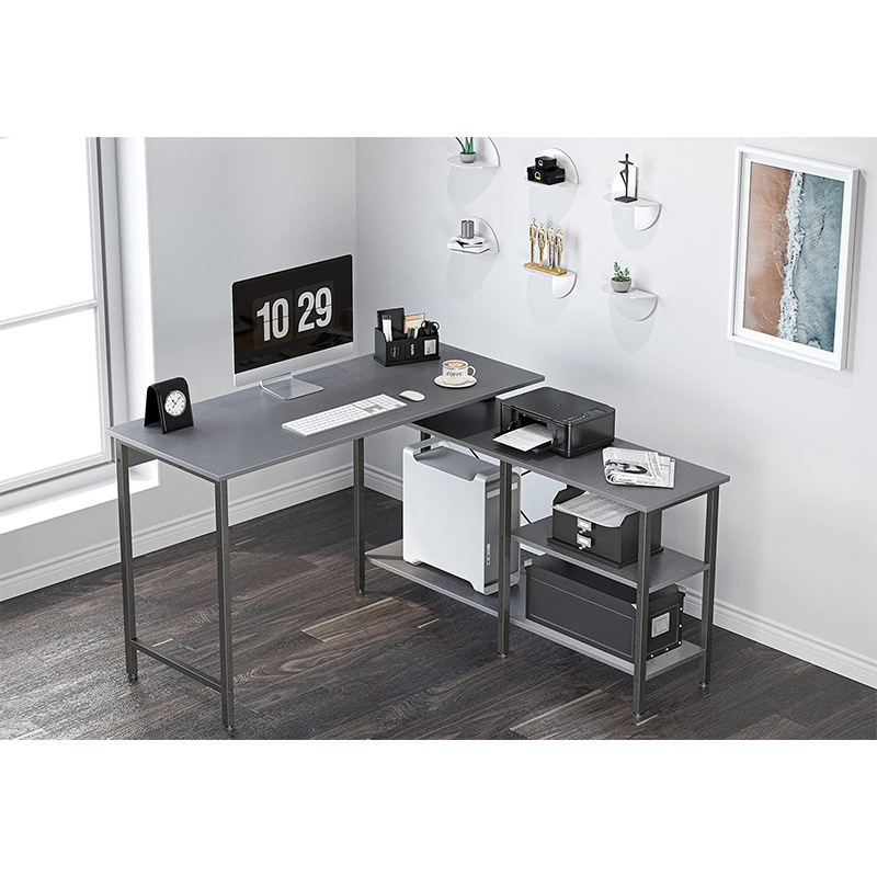Cross-Border Direct Sales L-Shaped Office Desk for Home Study, Desktop Laptop Corner Computer Desk for Students Doing Homework Cross-Border Direct Sales L-Shaped Office Desk for Home Study, Desktop Laptop Corner Computer Desk for Students Doing Homework