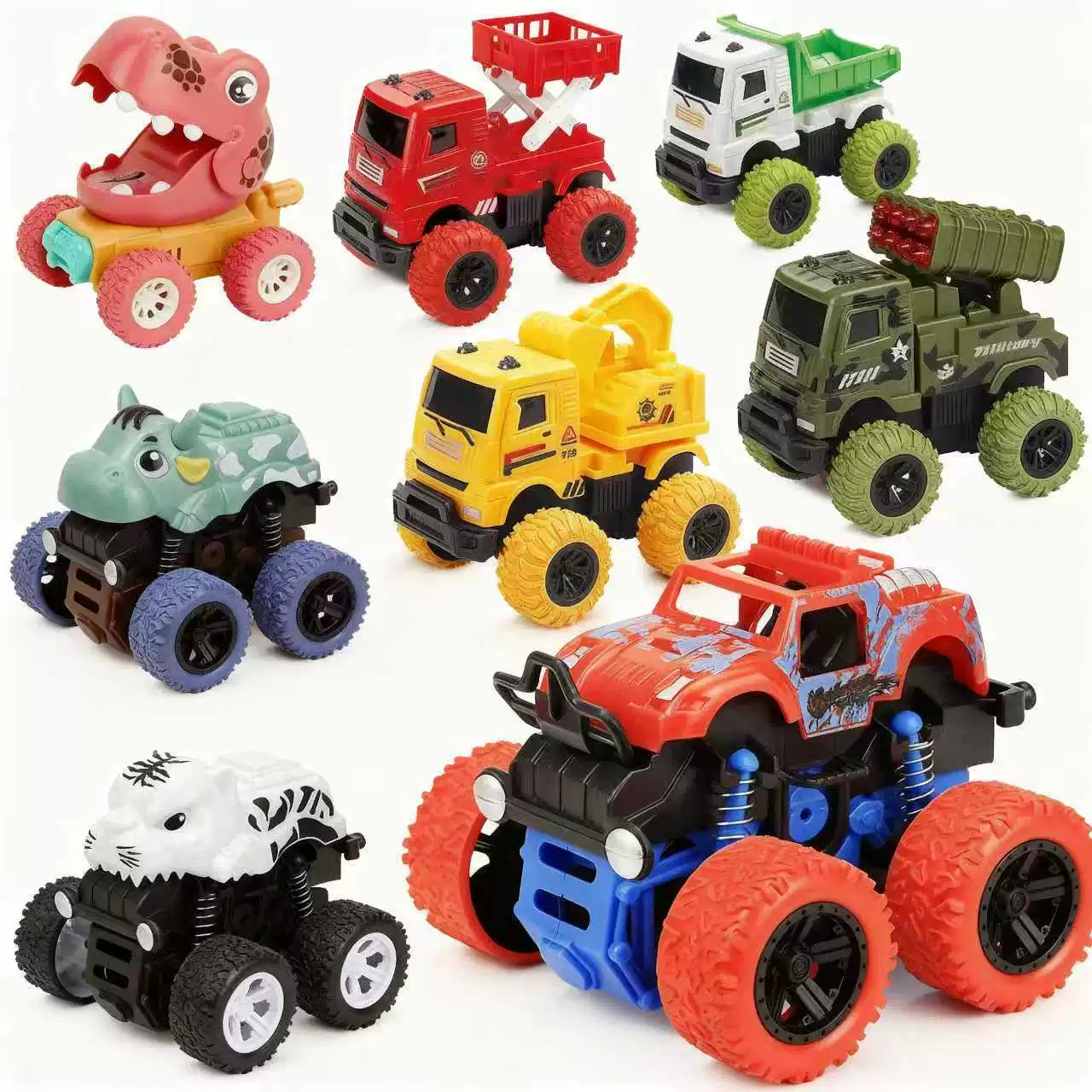 Interactive inertia toy car for boys, off-road SUV
