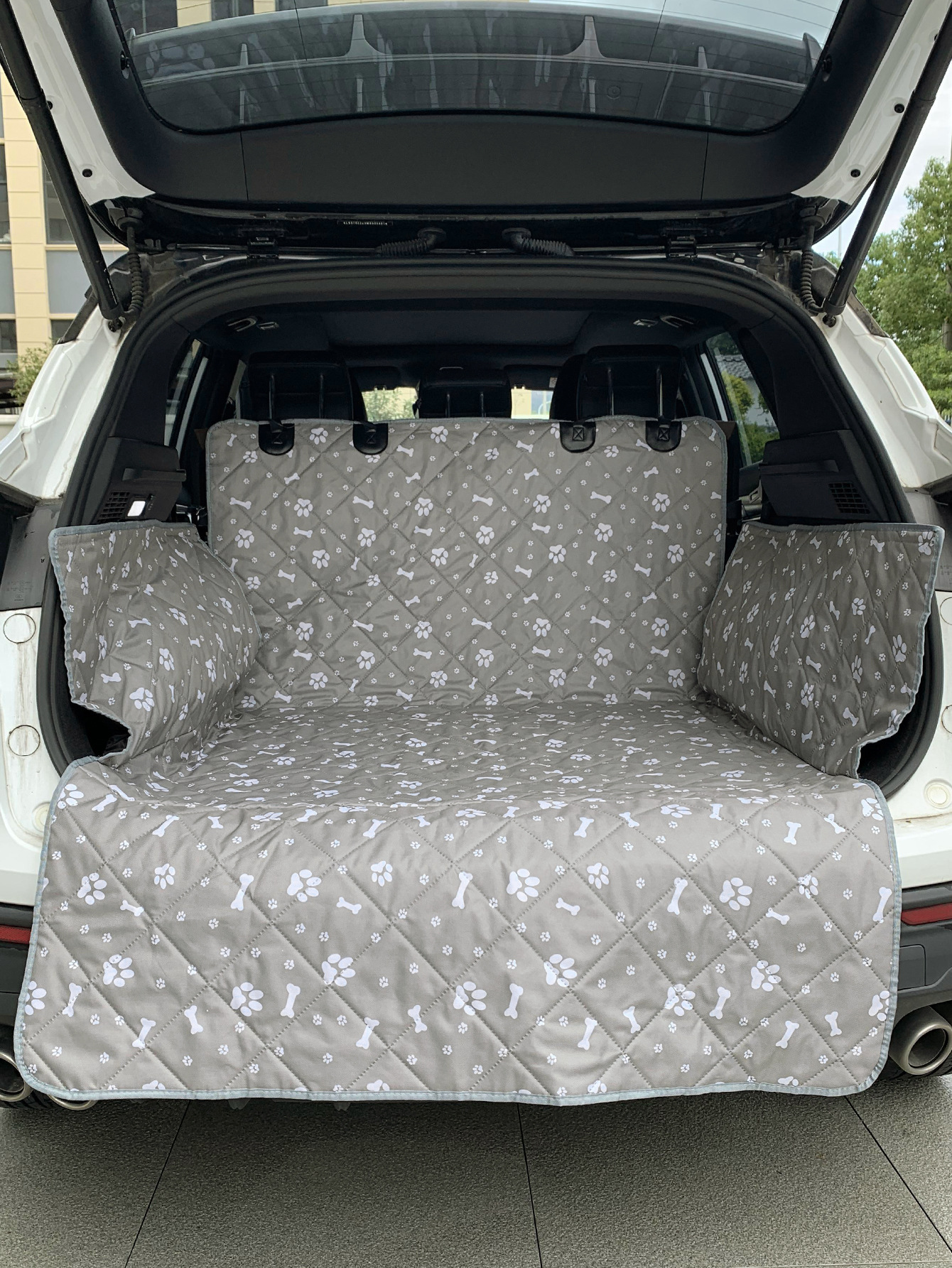 Cross-Border Popular Trunk Dog Mat Waterproof Suv-Car Pet Mat Waterproof Rear Car Pet Car Mat