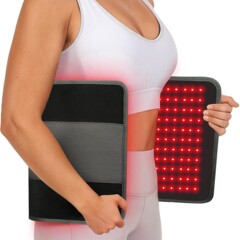 242 ライト LED 赤色光ベルト赤外線赤色光マットモバイル温湿布赤色光多目的理学療法ブランケット