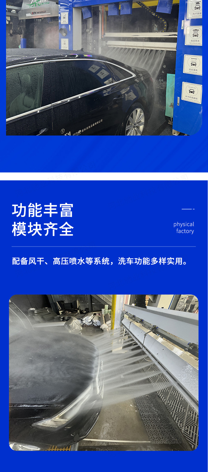 Elite Fully Automatic Car Wash Machine 24-Hour Self-Service Unmanned Car Wash Machine Multi-Functional Contactless Automatic Car Wash Machine