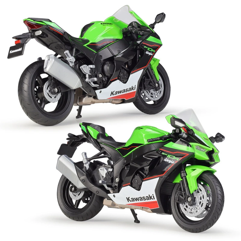 WELLY Kawasaki — реалистичная металлическая модель автомобиля, масштаб 1:12, коллекция 2021