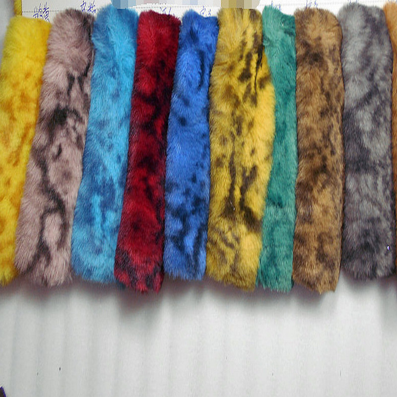 新款现货仿貂绒扎印豹纹 仿兔毛豹圈 兔雕印豹点家纺玩具皮草面料