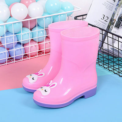 Boots children Rain shoes non-slip princess lovely pupil Water shoes Child Rubber shoes water boots Boy girl baby