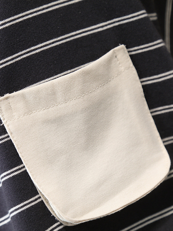 7369 Ropa para niños Traje de manga corta para niños Estilo de verano Estilo coreano Camiseta a rayas Moda para niños Traje de dos piezas de verano 5