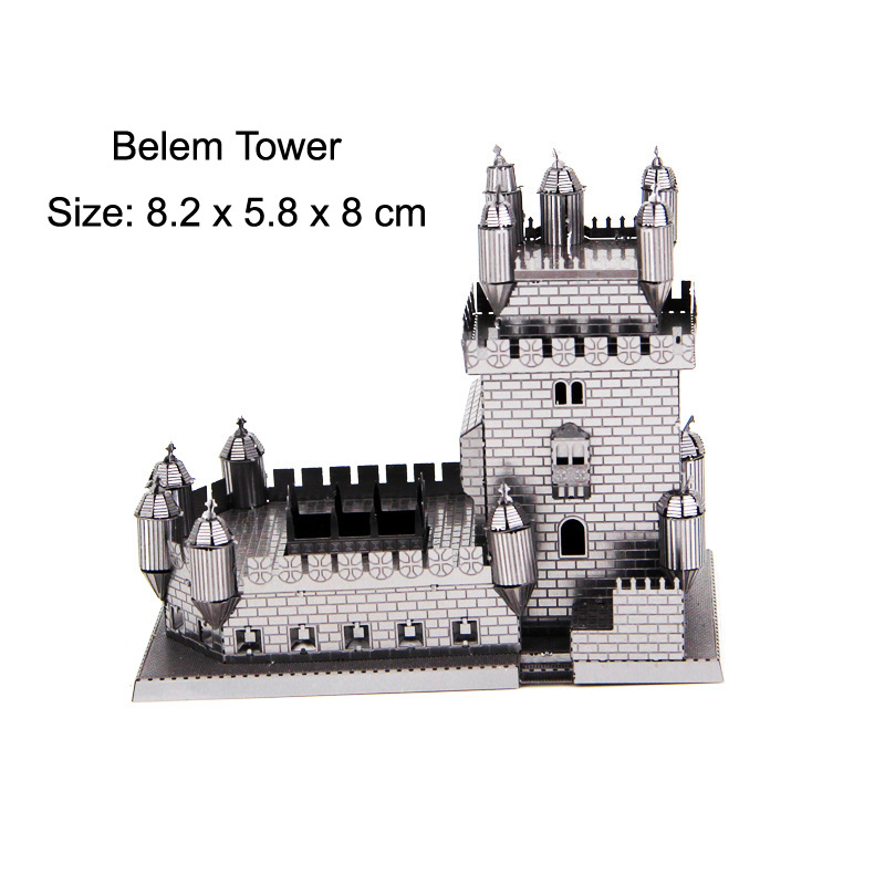 Aipin 3D metal 3D puzzle Building series Notre Dame de Paris belleza durmiente Castillo asamblea modelo regalo cumpleaños