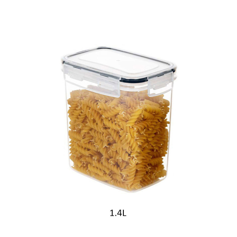 越境透明厨房鮮度保持箱食品級PP収納箱五穀雑穀貯蔵タンク透明プラスチック密封缶|undefined