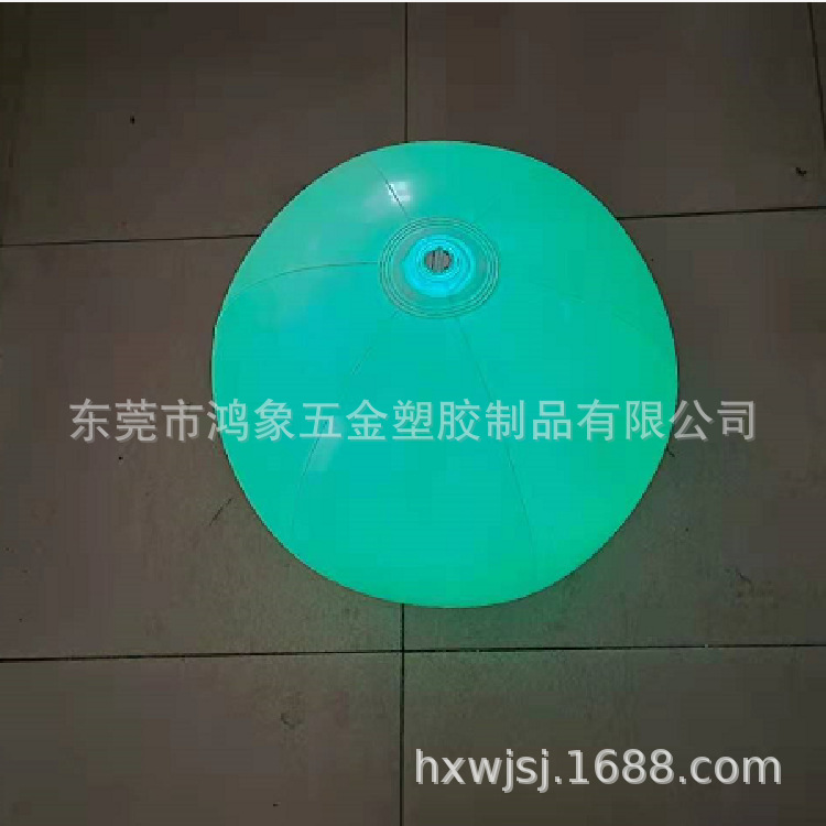 源头工厂销售LED闪光球PVC水上充气遥控发光球漂浮灯球广告彩球