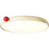 Кремовая лампа для детской комнаты, ультратонкий современный умный потолочный светильник для спальни, комфортный световой спектр, защита глаз