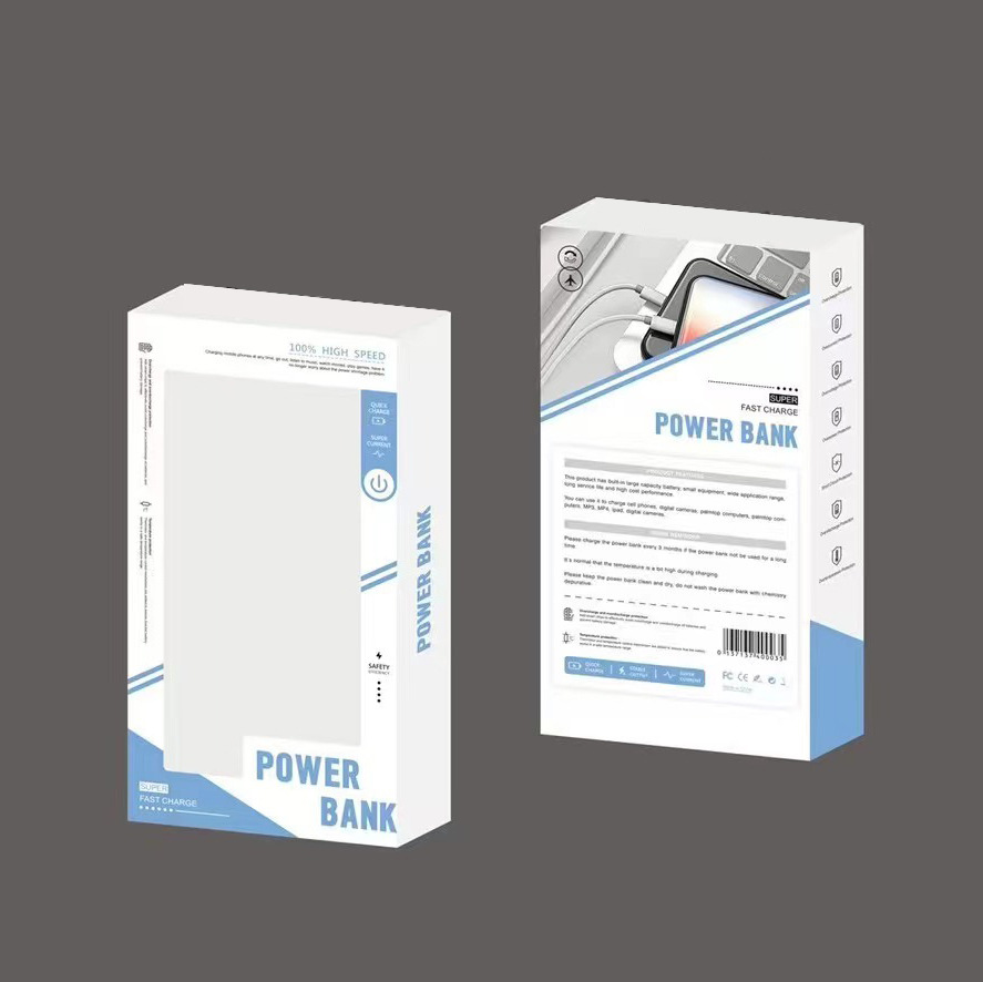 Batería Externa Portátil de Carga Rápida de Plástico con Pantalla Digital de 22.5W