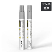 무광 블랙 + 클리어 래커 - 실버 라벨