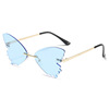 Metal sunglasses, fashionable glasses, European style, graduation party