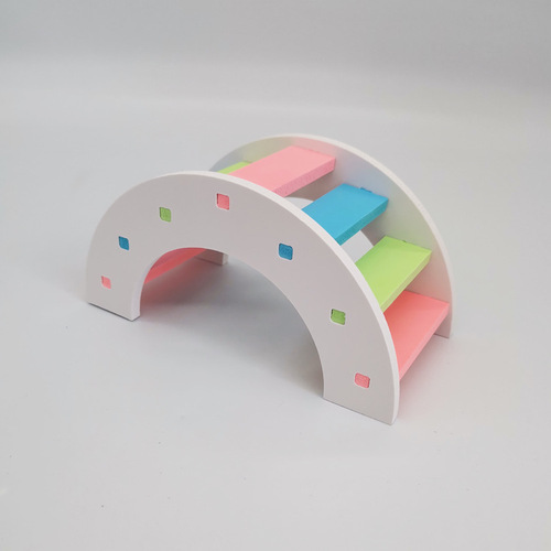 Wholesale Hamster Colorful Swing Hamster Toy Nest Seesaw Rainbow Bridge Pet Supplies Toy Hamster Supplies