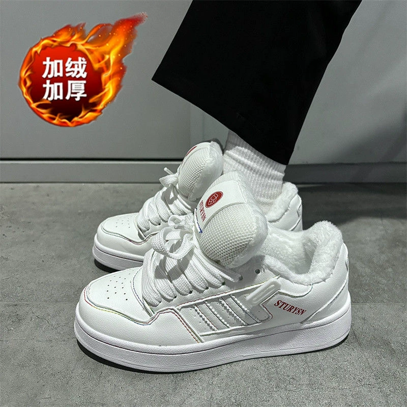 Корейская версия хлопка теплая и удобная повседневная туфля нишевые туфли женская мода уличная стрельба дикая студенческая классическая хлебная обувь