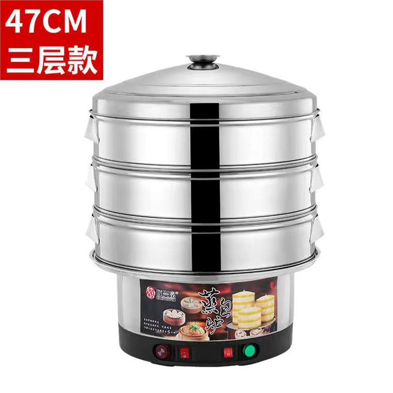 vapor eléctrico comercial de gran capacidad 304 vapor eléctrico vapor eléctrico multicapa de acero inoxidable vapor horno de vapor vapor universal