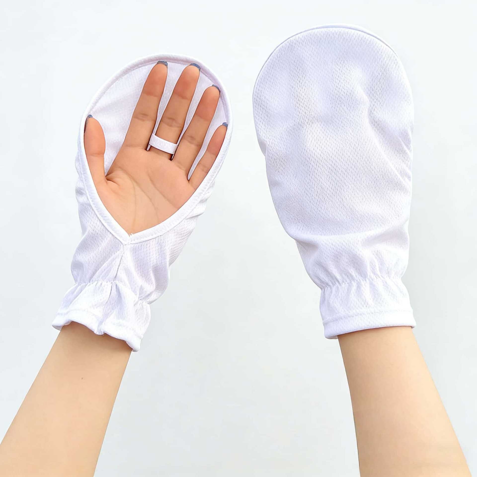 Guantes de protección solar para automóviles eléctricos de ciclismo con seda de hielo transpirable anti-UV conducir al aire libre protección solar delgada image 5