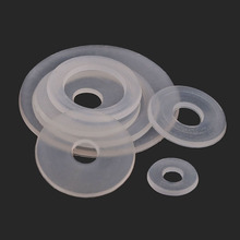 尼龙垫片PE橡胶垫圈螺丝绝缘软塑胶透明平垫片圆形M3M3.5M4M5-M20