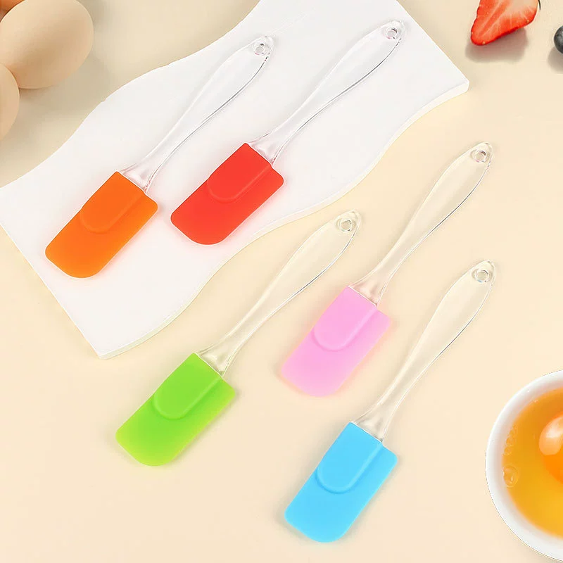 (Cross-border trading), cream silicone transparent split scraper, mixing stick