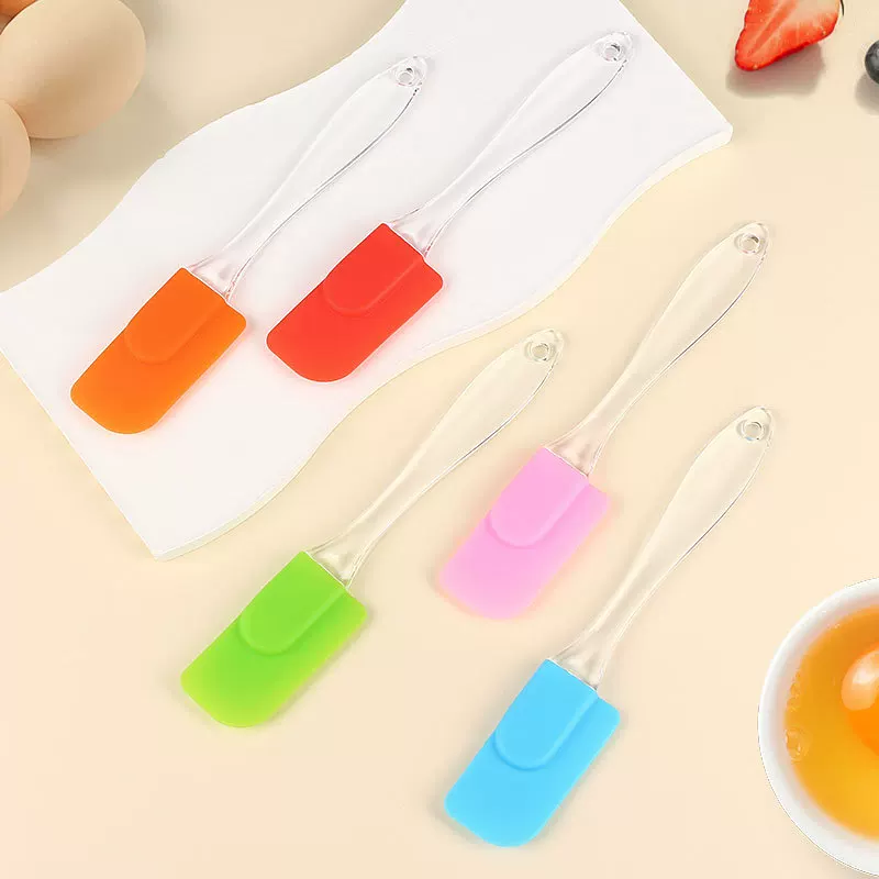 (Cross-border trading), cream silicone transparent split scraper, mixing stick