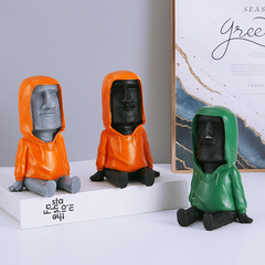 Easter Island Moai mobile phone holder creative trendy brand moai mobile phone holder personalized decorative small ornaments