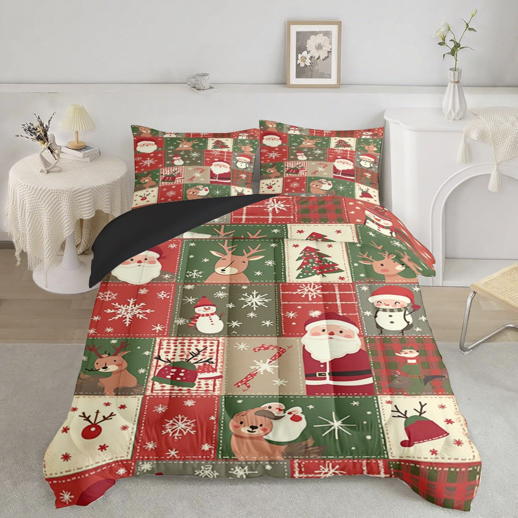 TEMU / JIT nuevo producto de impresión digital 3D de Navidad 180gms fuente de fabricantes de edredones