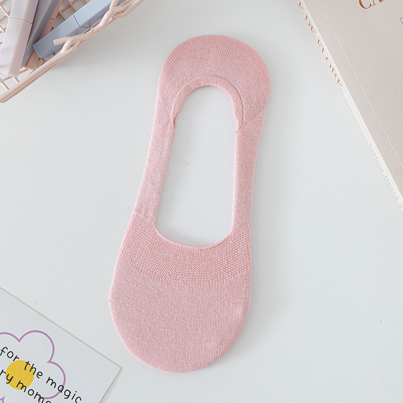 Calcetines de barco no caen calcetines de verano anti-deslizantes superficiales absorción de sudor calcetines de verano delgadas transpirables calcetines de mujer calcetines invisibles