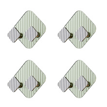4个装透明吸钩创意插头挂钩强力无痕厨房卫生间吸壁免打孔粘钩