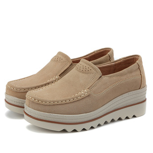 2025 Amazon Independent Station Outdoor Dropshipping Cross-Border Foreign Trade Wholesale Women's Wedge Small Size Flats Women's High Heels Mom