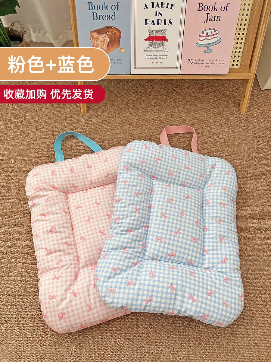 양면 사용 가능한 리본 스타일(핑크 + 블루) 교대로 사용