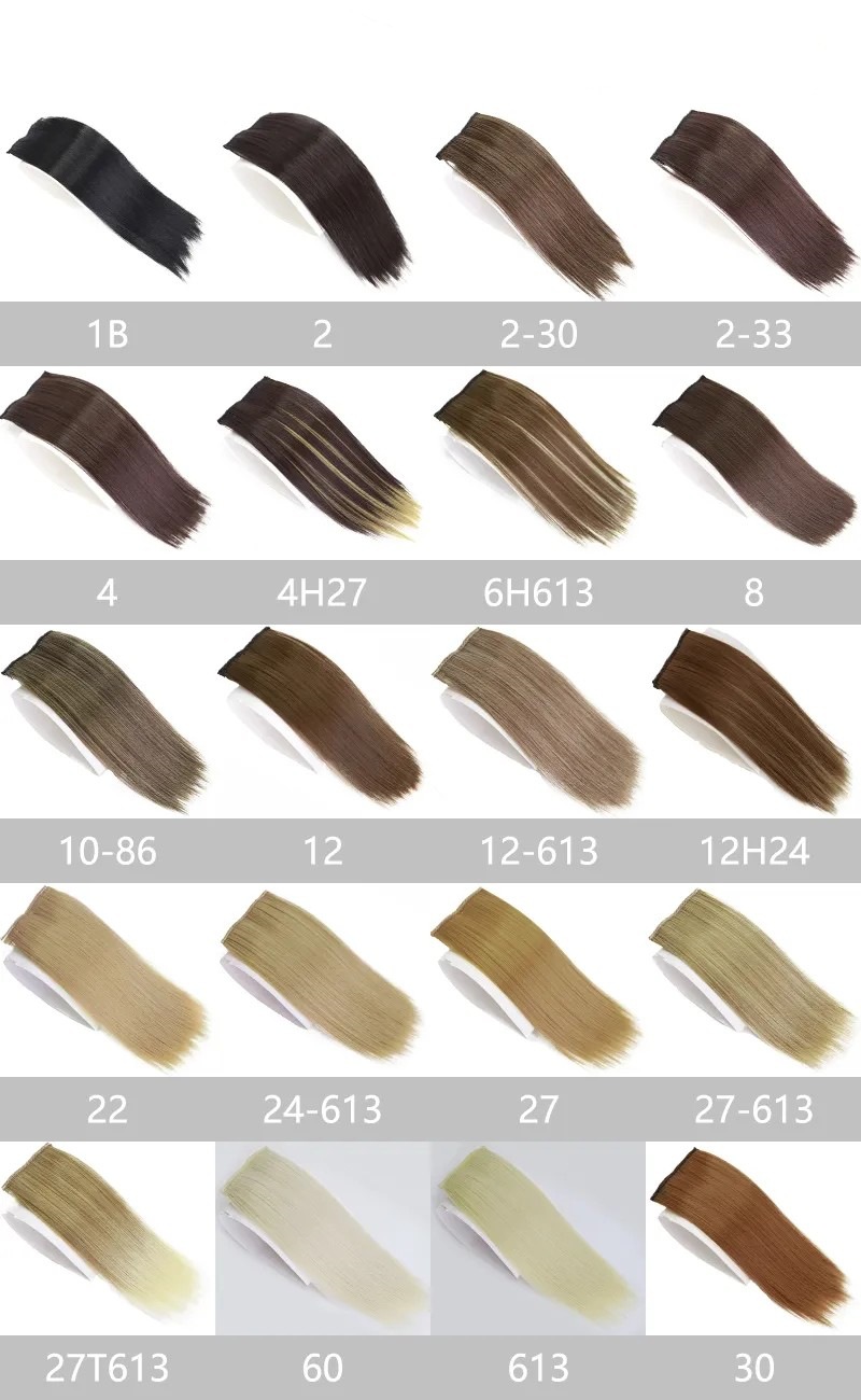 Extensions sintetiche naturale e voluminose con clip marrone_voghion.com