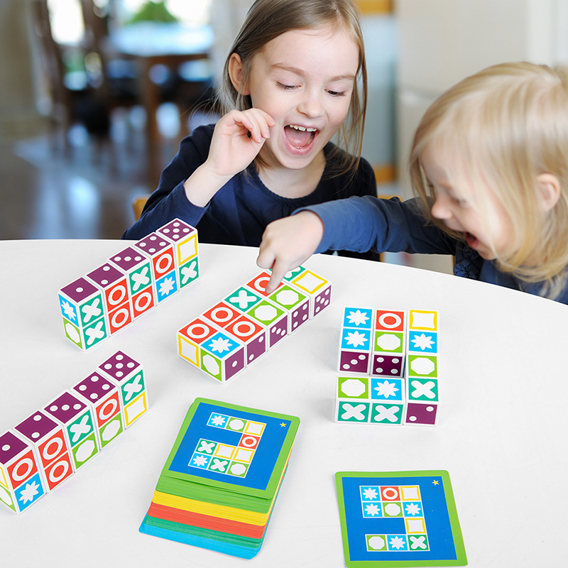 Nuevo juego de juego loco de bloques de construcción para niños rompecabezas juego de mesa de pensamiento lógico juego de educación temprana juguetes educativos