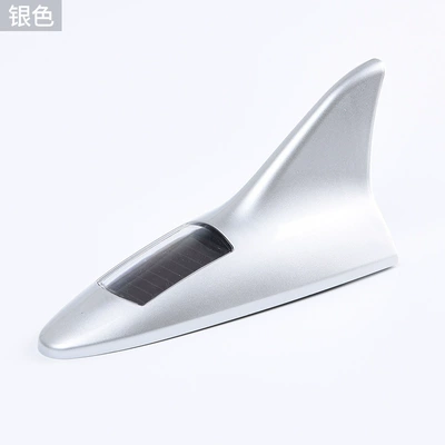 roof flash lamp decorative | vehicle antenna - silver