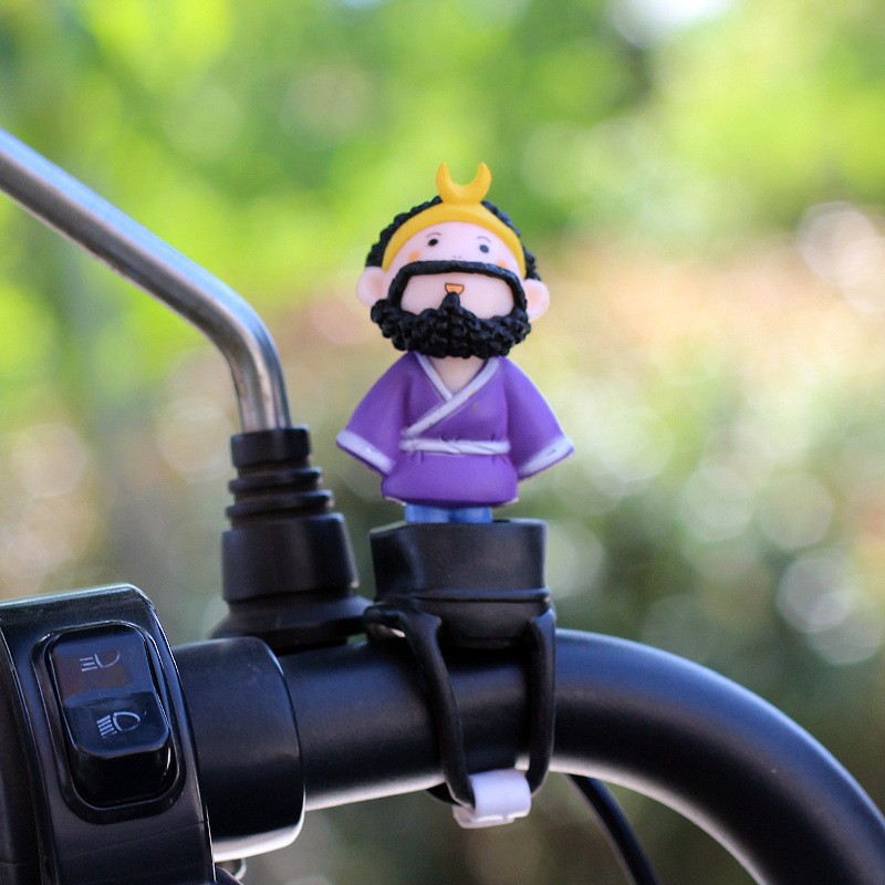 Nuevo producto lindo molino de viento bicicleta bicicleta eléctrica motocicleta decoración nuevo coche decoración de coche celebridad de Internet animal de dibujos animados
