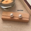 Earrings from pearl, 12mm