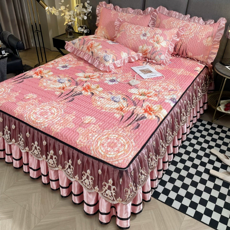 Матрац? Actually input: "Mat, set, silk removable bedspread, European style, 3 piece set"