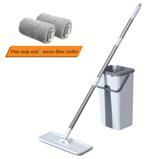 F 89350 Large Hands-free Flat Mop ��̖����ϴƽ���ϰѿ羳�¿�