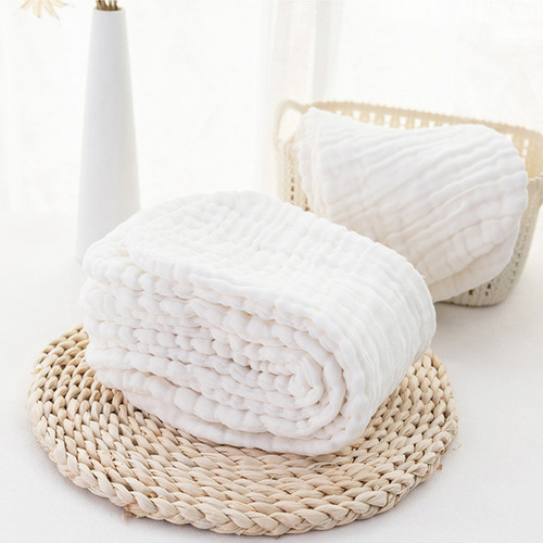 Baby diaper pure cotton newborn baby spring and summer baby washable cotton gauze breathable diaper pure cotton diaper meson cloth