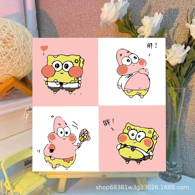 新款海绵宝宝数字油画DIY哆啦A梦儿童卡通手绘填色生日礼物送朋友|undefined